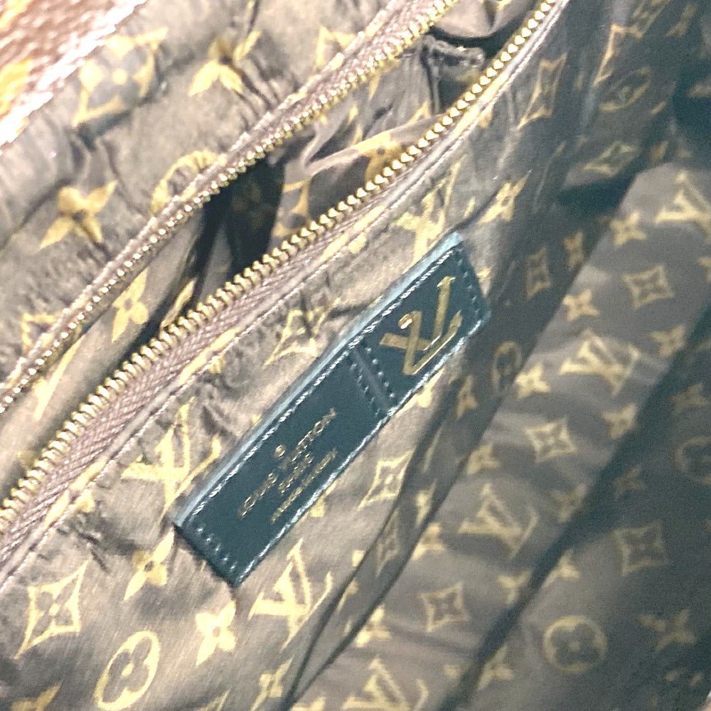 LOUIS VUITTON Shoulder Bag M21069 , recycled metallic nylon black LV Pillow Monogram On the Go MM | AlmaBagz - Image 9