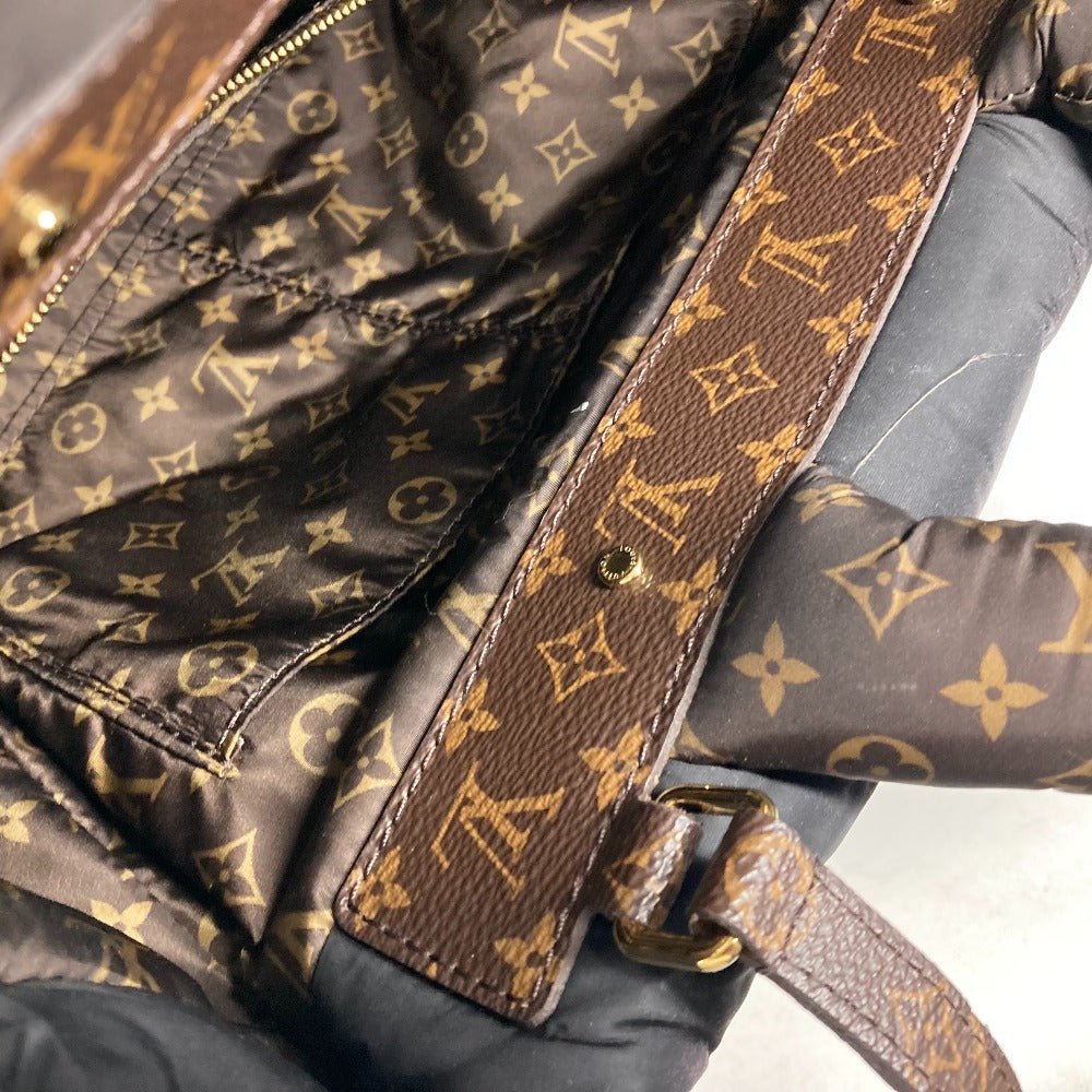 LOUIS VUITTON Shoulder Bag M21069 , recycled metallic nylon black LV Pillow Monogram On the Go MM | AlmaBagz - Image 12