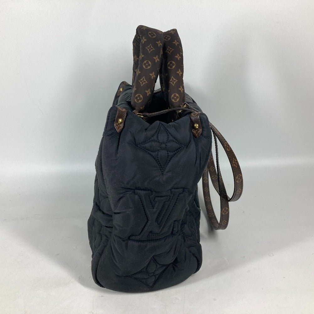 LOUIS VUITTON Shoulder Bag M21069 , recycled metallic nylon black LV Pillow Monogram On the Go MM | AlmaBagz - Image 13