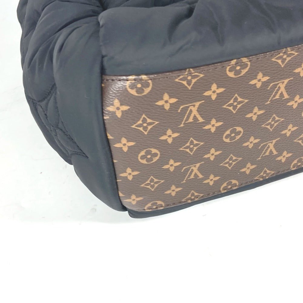 LOUIS VUITTON Shoulder Bag M21069 , recycled metallic nylon black LV Pillow Monogram On the Go MM | AlmaBagz - Image 5