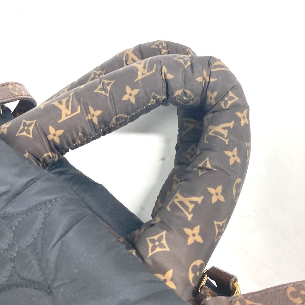 LOUIS VUITTON Shoulder Bag M21069 , recycled metallic nylon black LV Pillow Monogram On the Go MM | AlmaBagz - Image 6