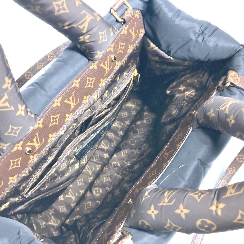 LOUIS VUITTON Shoulder Bag M21069 , recycled metallic nylon black LV Pillow Monogram On the Go MM | AlmaBagz - Image 8