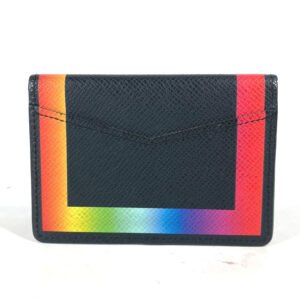 LOUIS VUITTON Card Case M30348 Taiga Leather black Taiga Organizer De Poch | AlmaBagz