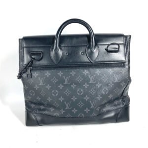 LOUIS VUITTON Handbag M44731 Monogram Eclipse Canvas black Monogram Eclipse Steamer PM | AlmaBagz