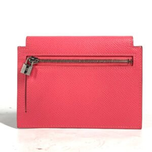 HERMES Coin case Epsom pink Coin Pocket Kelly pocket compact Women Used | AlmaBagz