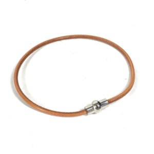 HERMES choker leather Brown unisex(Unisex) Used | AlmaBagz