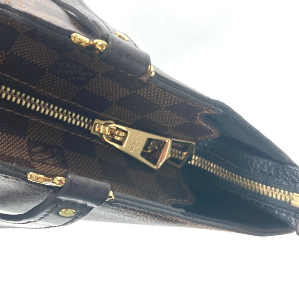 LOUIS VUITTON Shoulder Bag N44023 Damier canvas, leather Brown Damier Jersey Women Used | AlmaBagz - Image 10