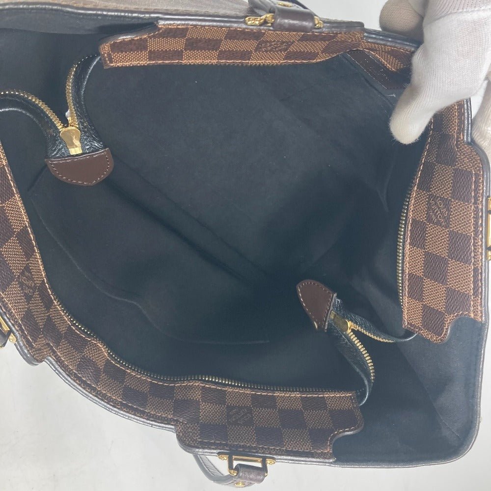LOUIS VUITTON Shoulder Bag N44023 Damier canvas, leather Brown Damier Jersey Women Used | AlmaBagz - Image 11
