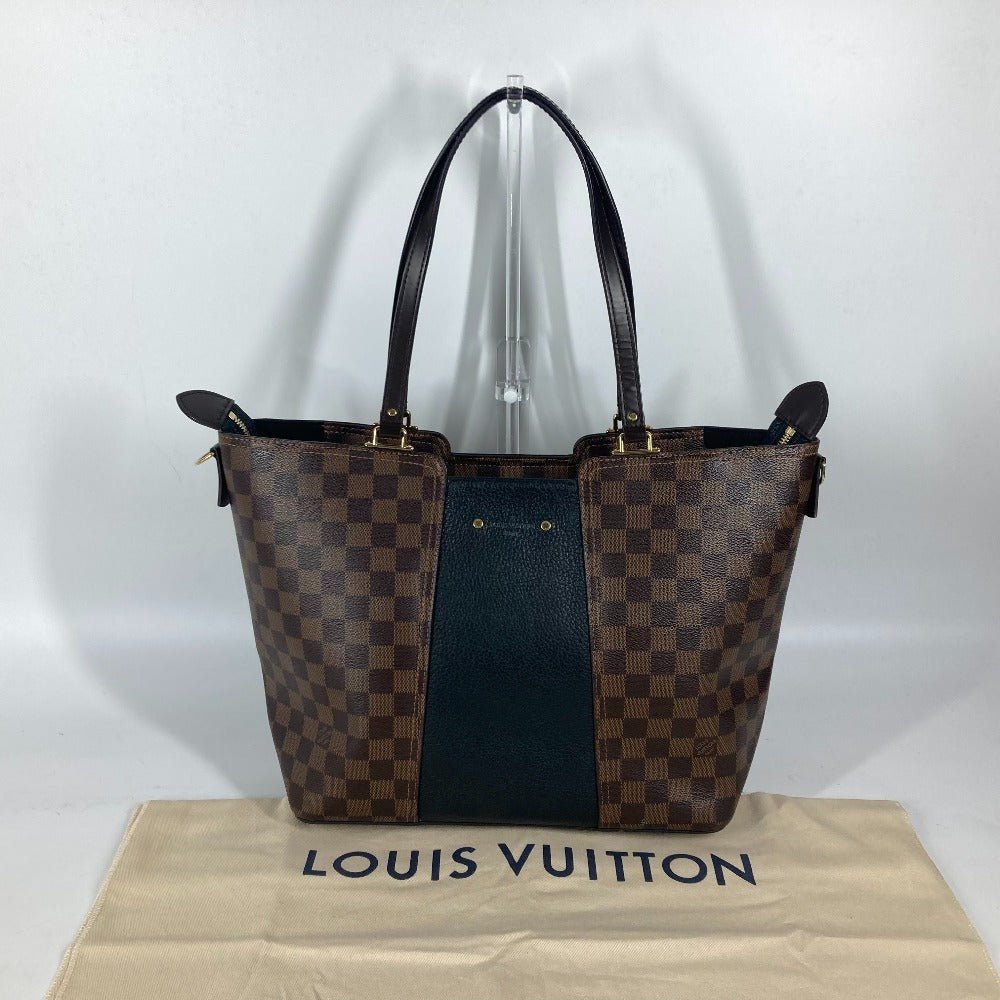 LOUIS VUITTON Shoulder Bag N44023 Damier canvas, leather Brown Damier Jersey Women Used | AlmaBagz - Image 16