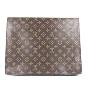 LOUIS VUITTON Clutch bag M53335 Monogram canvas Brown Monogram Porte Document Senator unisex(Unisex) Used | AlmaBagz