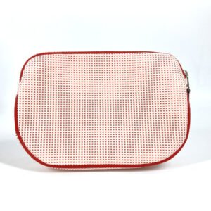 HERMES Pouch H103607M 01 cotton Red Pouch "Echappé" | AlmaBagz