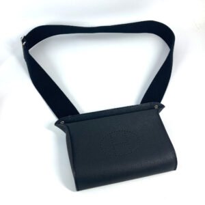 HERMES Shoulder Bag Togo black H logo punching Vidoposch | AlmaBagz