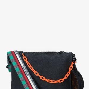 Louis Vuitton Monogram Taurillon Trio Pouch Messenger Bag | AlmaBagz