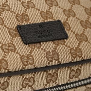 Gucci Brown GG Supreme Canvas Waist Bag | AlmaBagz
