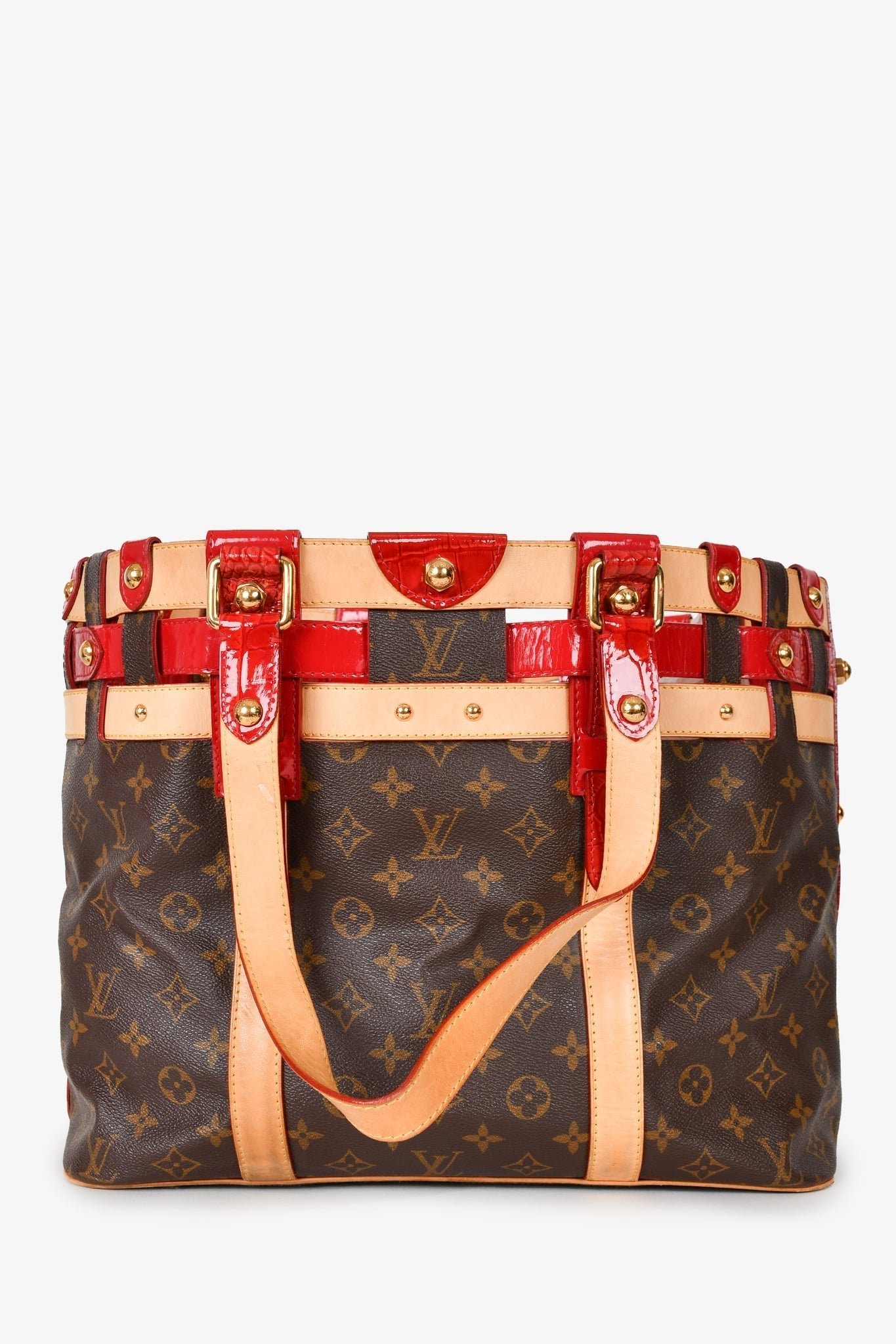Louis Vuitton 2007 Monogram Canvas/Leather Rubis Salina MM Tote | AlmaBagz