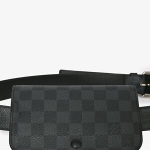 Louis Vuitton Graphite Damier Belt Bag | AlmaBagz