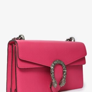 Gucci Hot Pink Leather Dionysus Small Shoulder Bag | AlmaBagz