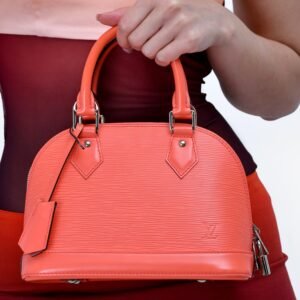 Louis Vuitton 2016 Coral Epi Leather BB Alma with Strap | AlmaBagz