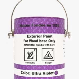 Louis Vuitton Purple/White Paint Can Bag with Strap | AlmaBagz