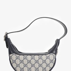 Gucci Beige/Blue GG Supreme Ophidia Mini Bag | AlmaBagz