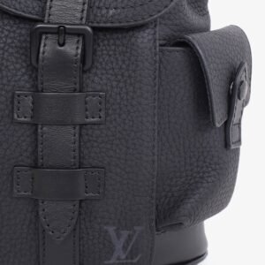 Louis Vuitton Black Taurillon Christopher XS Backpack | AlmaBagz