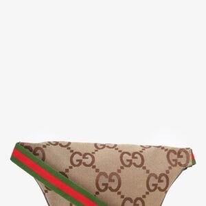 Gucci Beige Jumbo GG Canvas Large Belt Bag | AlmaBagz