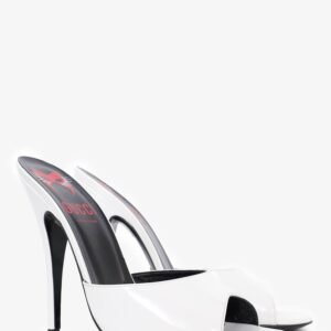 Gucci White Patent Leather Peep Toe Heels Size 40.5 | AlmaBagz