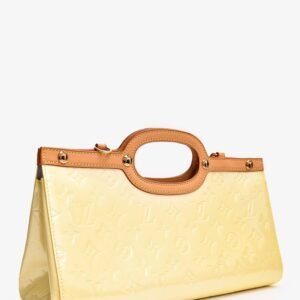 Louis Vuitton 2006 Yellow Vernis Roxbury Top Handle with Strap | AlmaBagz