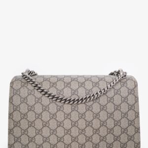 Gucci Beige GG Supreme Medium Dionysus Shoulder Bag | AlmaBagz