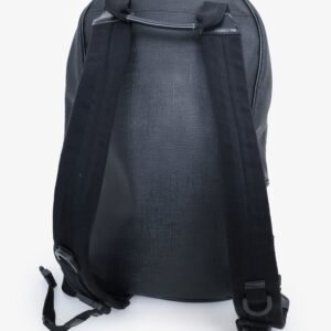 Gucci Black Interlocking G Coated Canvas Medium Backpack | AlmaBagz