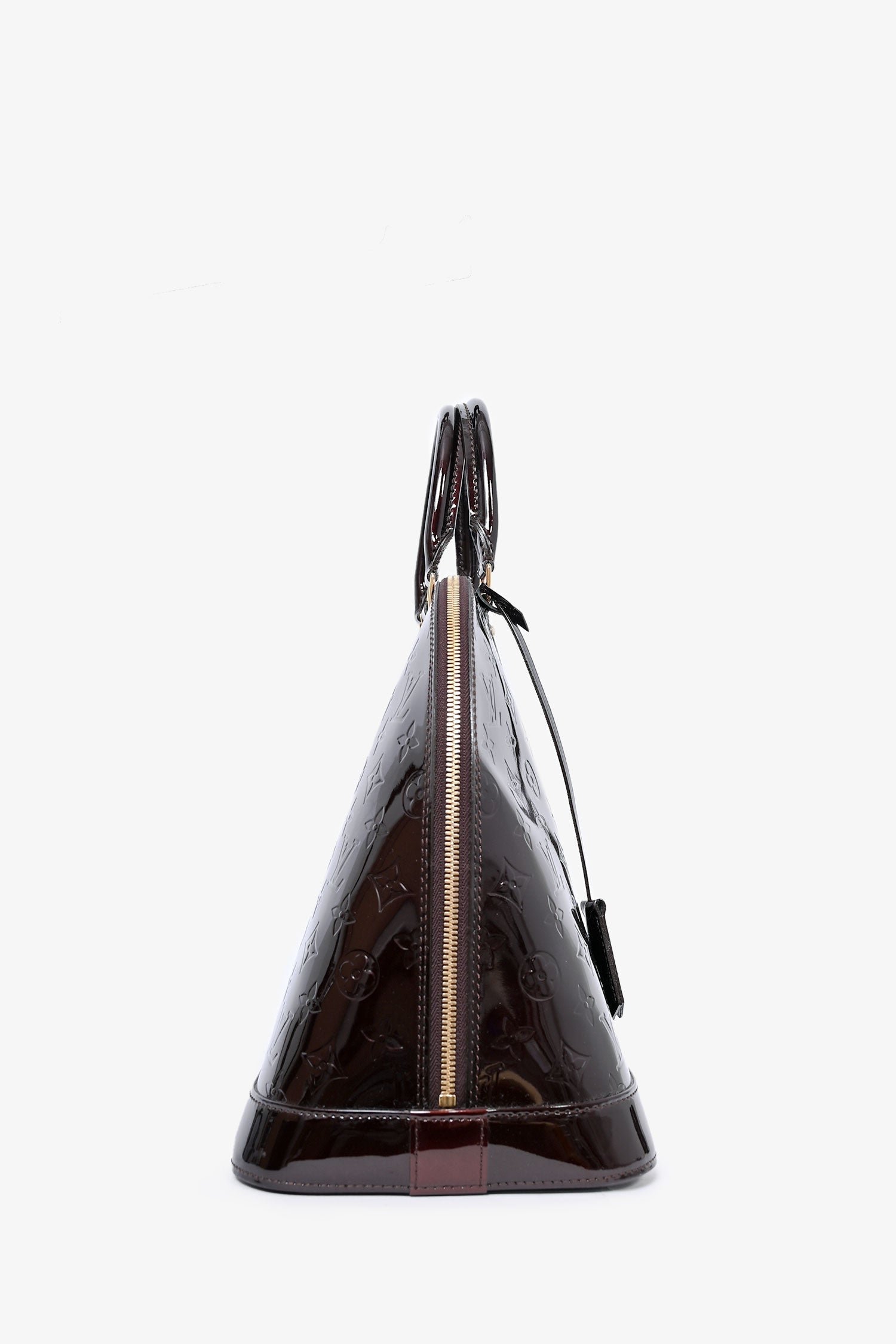 Louis Vuitton 2009 Amarante Vernis Alma GM Top Handle | AlmaBagz