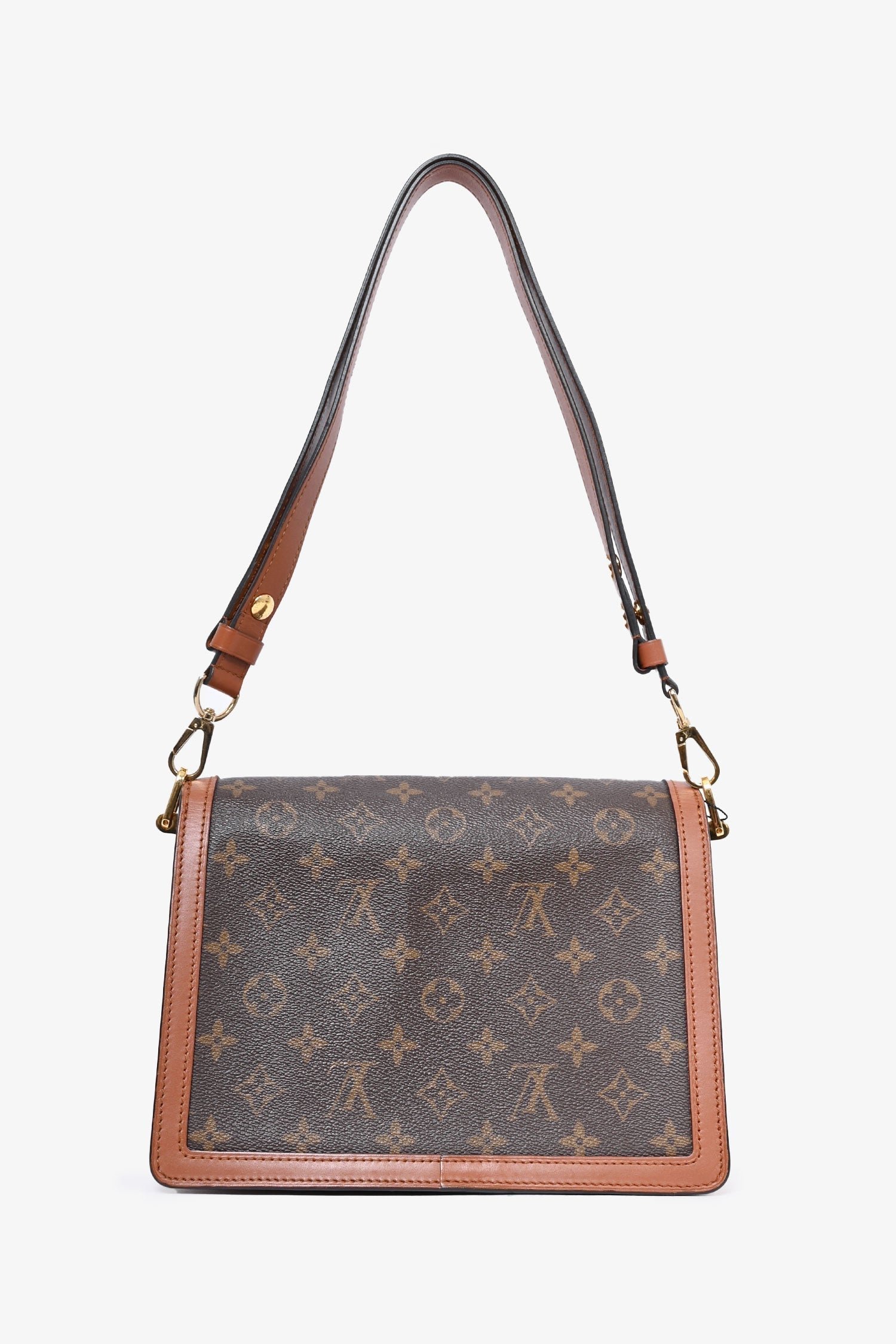 Louis Vuitton 2019 Monogram/Reverse Monogram Dauphine MM Shoulder Bag | AlmaBagz