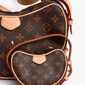 Louis Vuitton 2024 Monogram MM Croissant + Charm Bag | AlmaBagz
