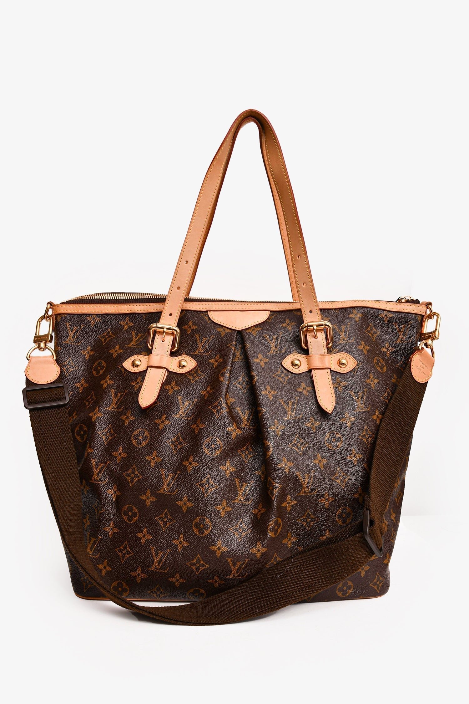 Louis Vuitton 2010 Monogram Palermo GM With Canvas Strap | AlmaBagz