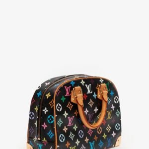 Louis Vuitton Black Multicolour Monogram Trouville Bag | AlmaBagz