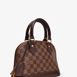 Louis Vuitton 2016 Damier Ebene Alma BB with Strap | AlmaBagz