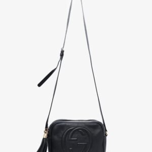 Gucci Black Leather Soho Camera Bag | AlmaBagz