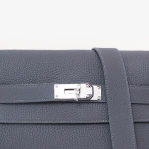 Hermes 2024 Grey Togo Leather Kelly Messenger Bag | AlmaBagz