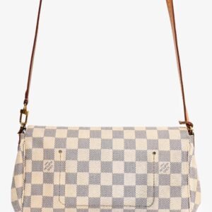 Louis Vuitton 2016 Damier Azur Favourite MM Bag with Strap (As Is) | AlmaBagz