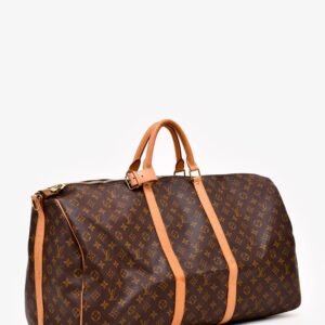 Louis Vuitton 2001 Monogram Keepall 60 With Strap | AlmaBagz