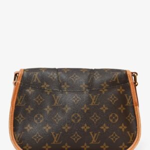 Louis Vuitton 2011 Monogram Leather Trimmed Menilmontant PM Crossbody Bag | AlmaBagz