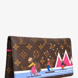 Louis Vuitton 2018 Monogram Bear Weekend Wallet On Chain Crossbody | AlmaBagz