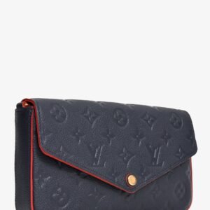 Louis Vuitton 2017 Navy/Red Leather Empriente Felicie Crossbody Bag | AlmaBagz