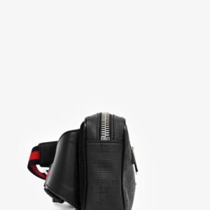 Gucci Black Canvas GG Supreme Belt Bag | AlmaBagz