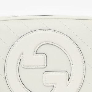 Gucci Beige Leather Mini 'Blondie' Crossbody Camera Bag | AlmaBagz