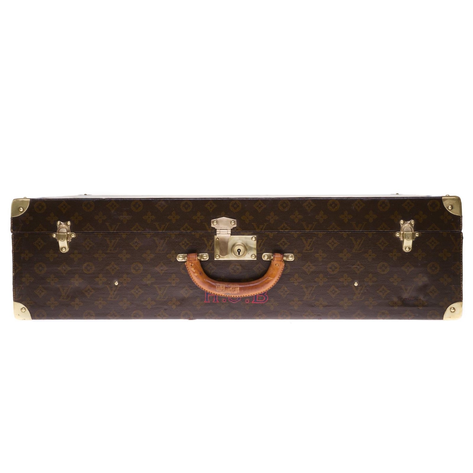 LOUIS VUITTON Rare 75 Suitcase in brown monogram canvas | AlmaBagz