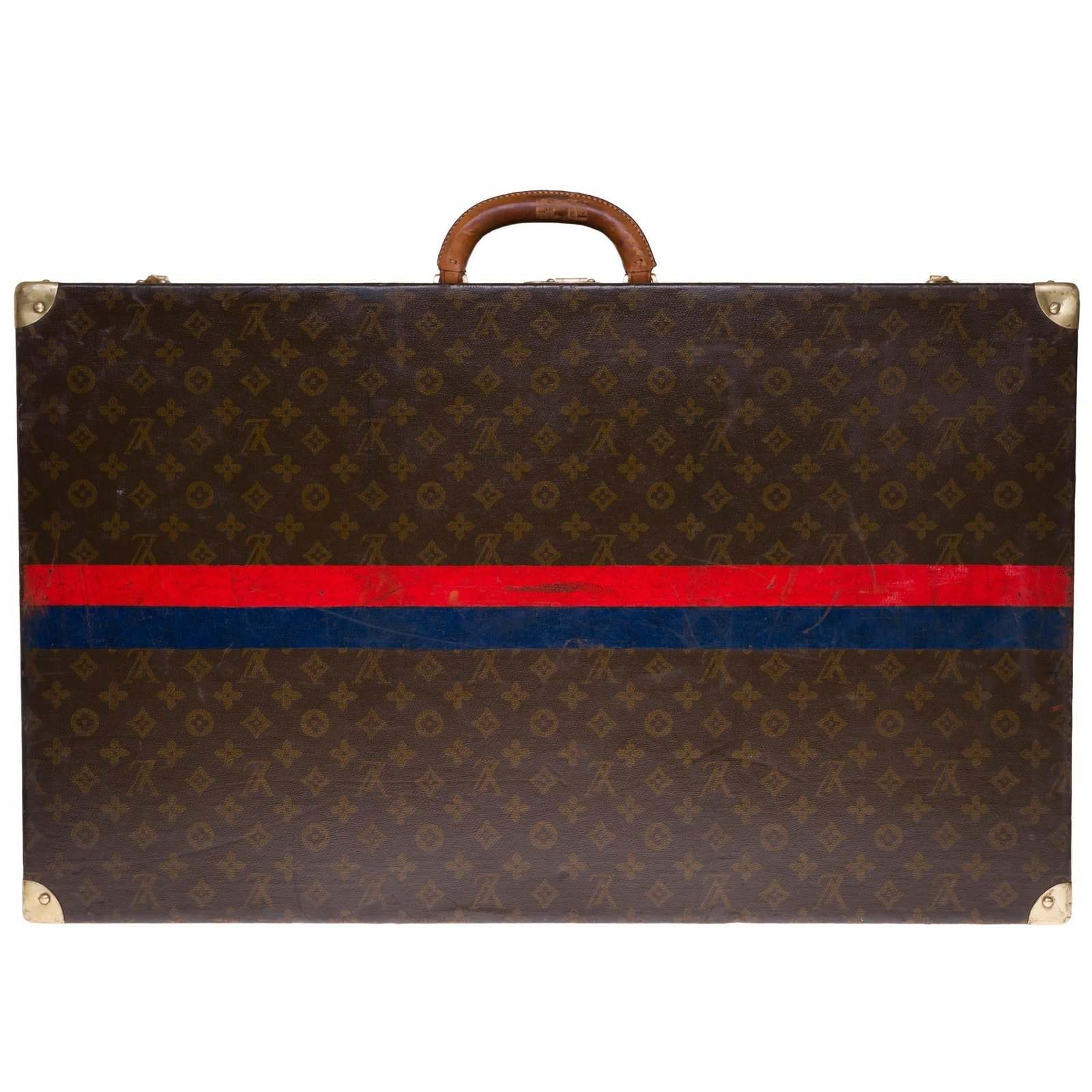LOUIS VUITTON Rare 75 Suitcase in brown monogram canvas | AlmaBagz - Image 2