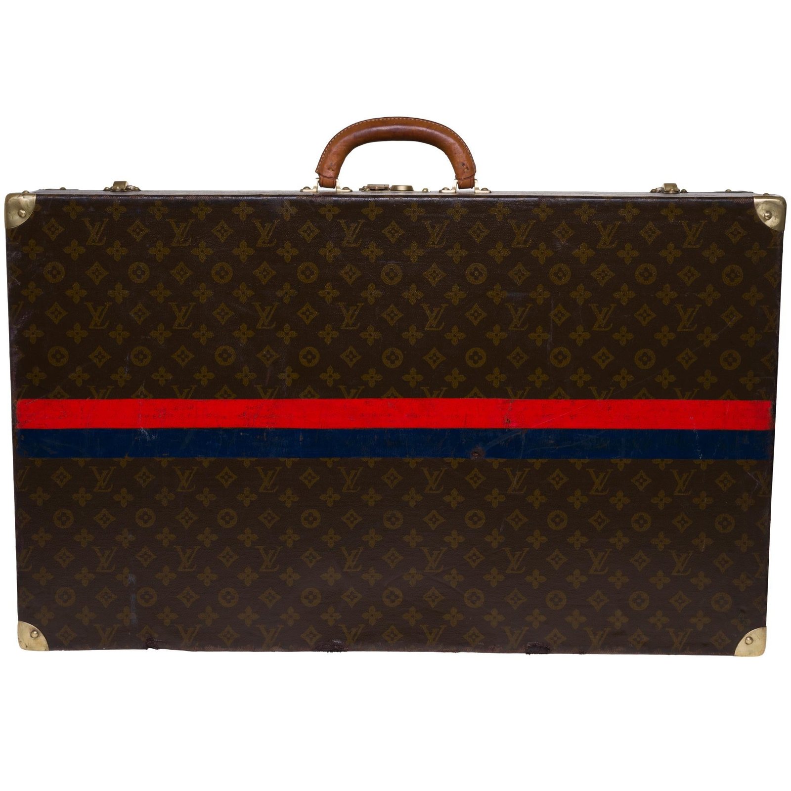 LOUIS VUITTON Rare 75 Suitcase in brown monogram canvas | AlmaBagz - Image 3