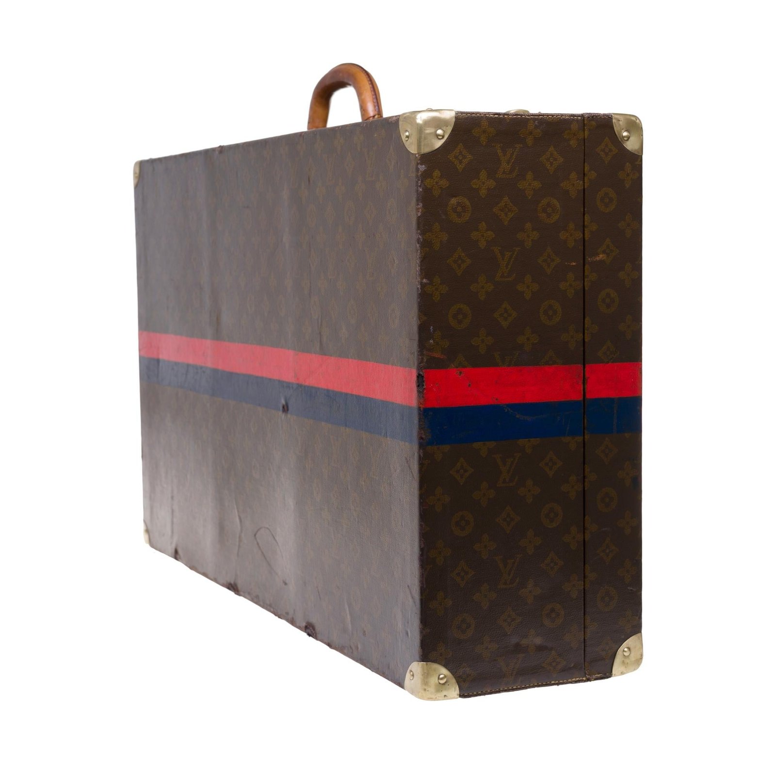 LOUIS VUITTON Rare 75 Suitcase in brown monogram canvas | AlmaBagz - Image 5