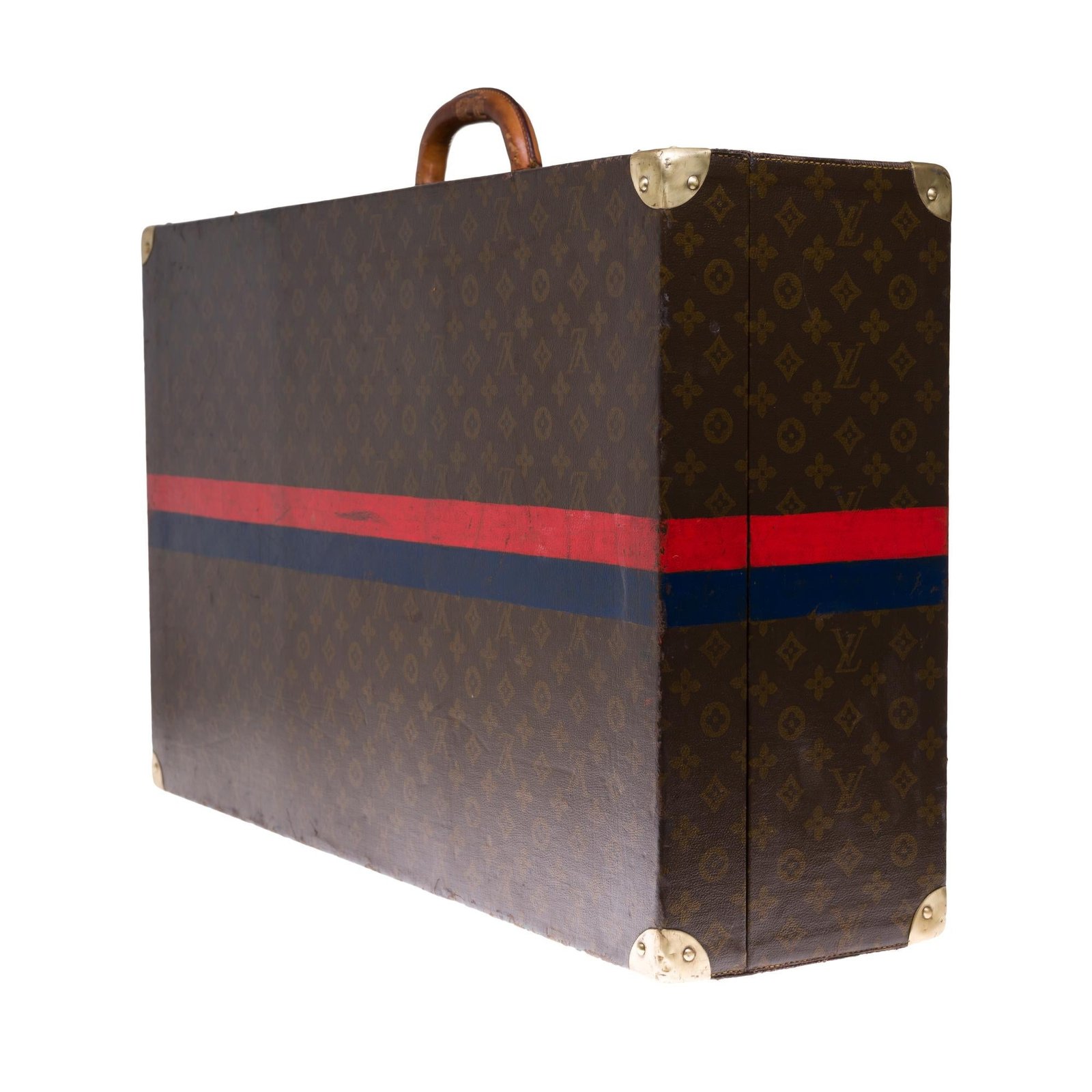 LOUIS VUITTON Rare 75 Suitcase in brown monogram canvas | AlmaBagz - Image 8